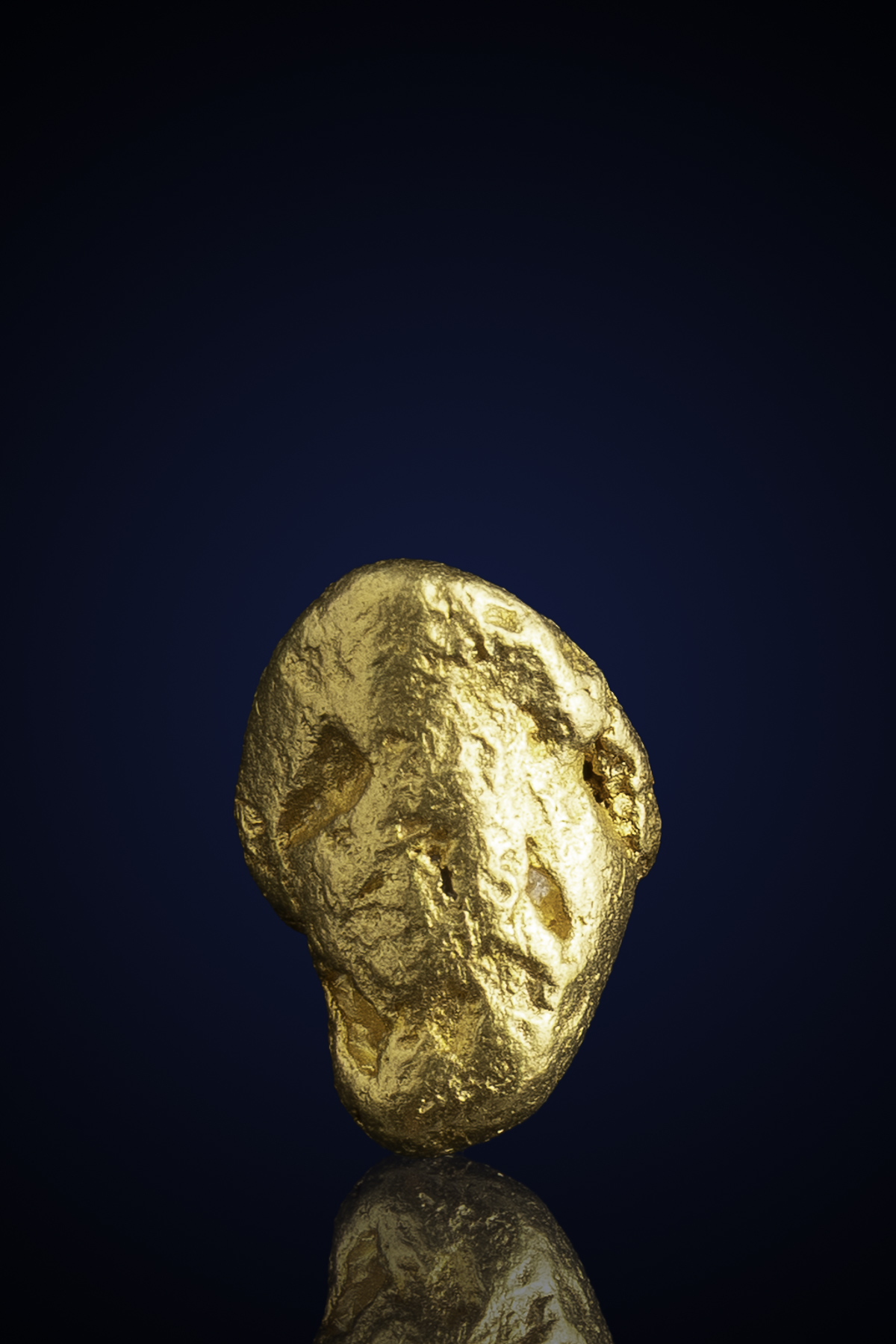 Shiny, Textured Natural Gold Nugget - CA - 2.72 grams (image for) Shiny, Textured Natural Gold Nugget - CA - 2.72 grams
